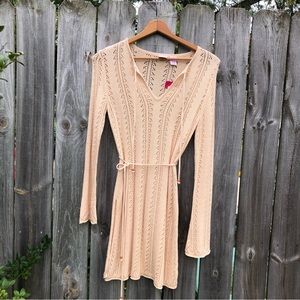 Xhilaration knit dress with bell sleeve